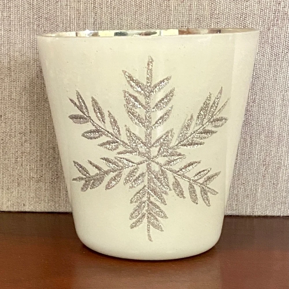 New Pottery Barn Snowflake Candle Holder. - Picture 3 of 3